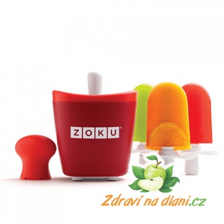 Zmrzlinovač Zoku Single - výroba nanuků z ovocné šťávy nebo jogurtu