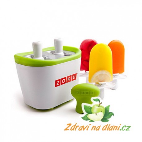 Zmrzlinovač Zoku Double - výroba nanuků z ovocné šťávy nebo jogurtu