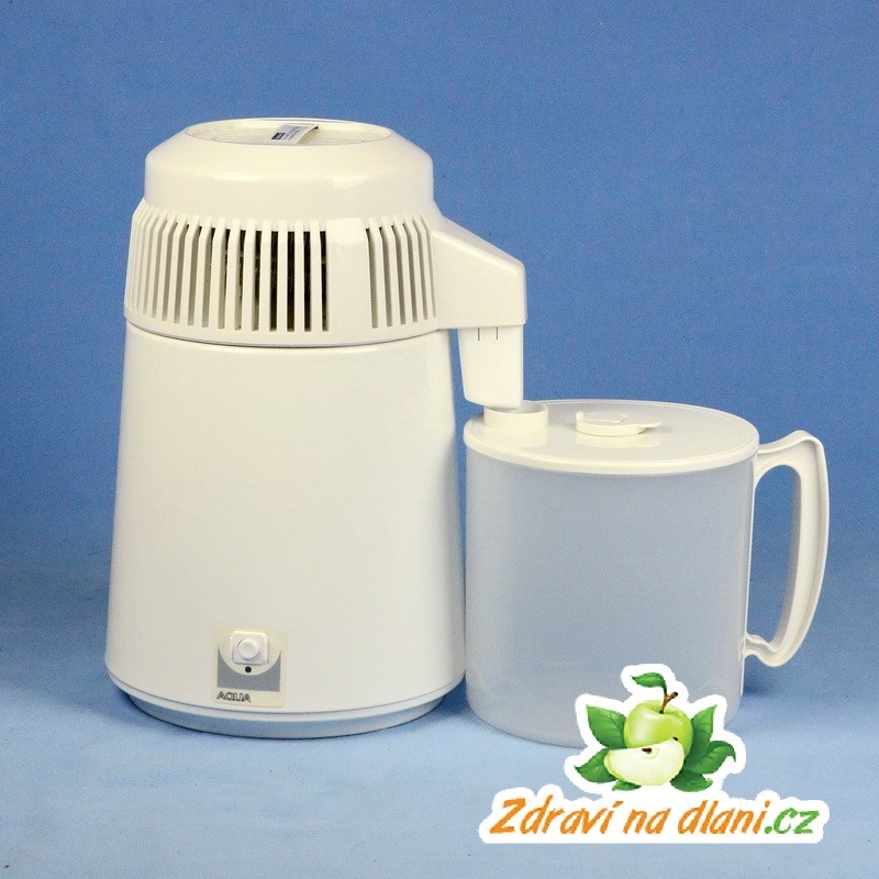 AQUA Compact II - bílá - nejprodávanější destilační přístroj s plastovou nádobou na vodu + VIP přístup (9.990Kč), + eBook Zdraví a voda (490Kč), + DVD Relax (349Kč), + Doprava zdarma EcoWater 4719861960182