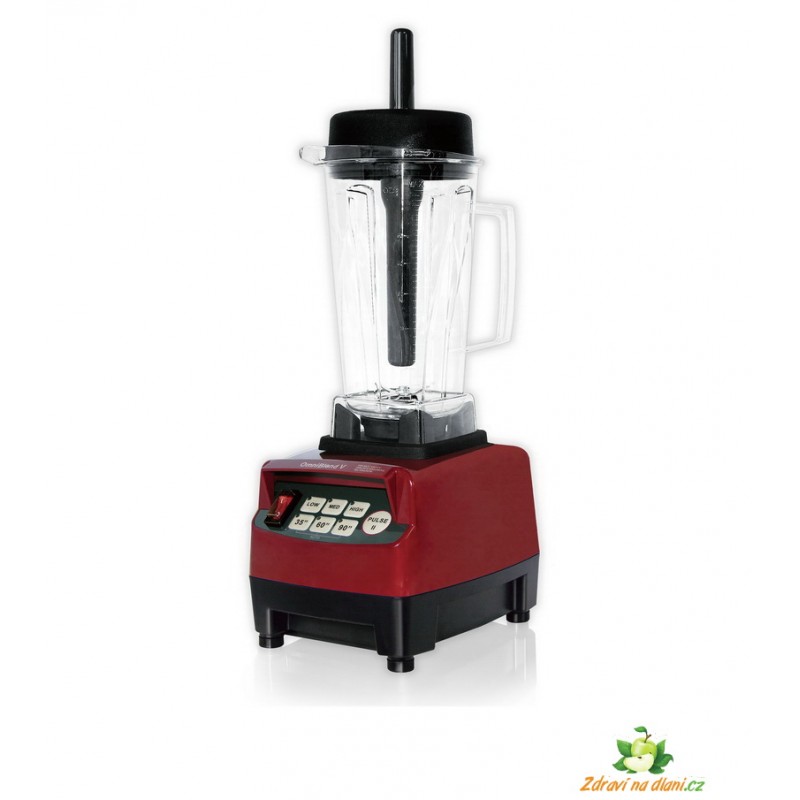 OmniBlend V TM-800 2 L - barva bordó, červená, maroon - profi mixér + VIP přístup (9.990Kč) + e-book Recepty pro mixéry (2.599Kč), + eBook Šťávy (799Kč) + DVD (349Kč) + Doprava ZDARMA