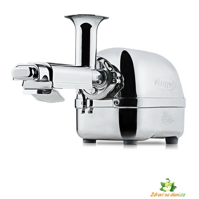 Angel Juicer 7500 - stříbrný nerez - auto reverz - dvouhřídelový odšťavňovač + VIP přístup (9.990Kč), + 2x eBook o šťávách (980Kč), + DVD Relax (349Kč), + dárek dle výběru, + Doprava ZDARMA Angel juicer, Jižní Korea 757281900528