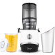 Sana Juicer 878 s násypkou - barva bílá - Luxusní šnekový odšťavňovač