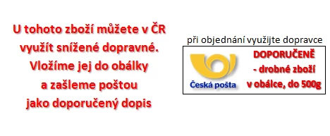 Zaslání poštou v obálce