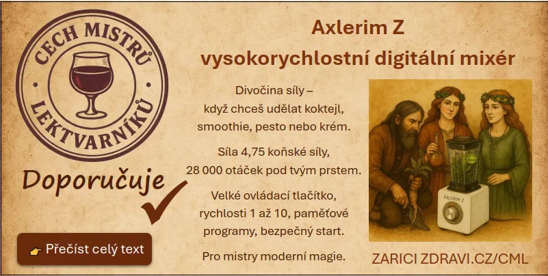 Cech mistrů lektvarníků - Axlerim Z – vysokorychlostní digitální mixér ze Zdraví na dlani