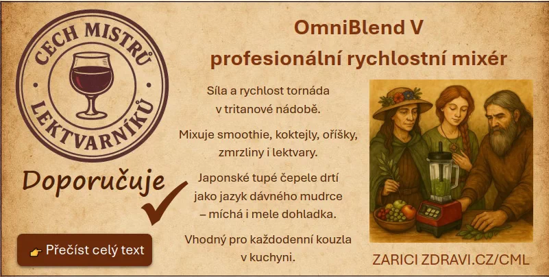 Cech mistrů lektvarníků - Omniblend V - prosesionální mixér ze Zdraví na dlani