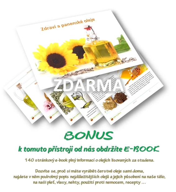 E-book Zdraví a panenské oleje - BONUSový dárek zdarma