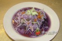 Čínská fialová polévka s nudlemi