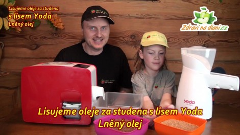 YODA - Lněný olej - Lisujeme oleje za studena